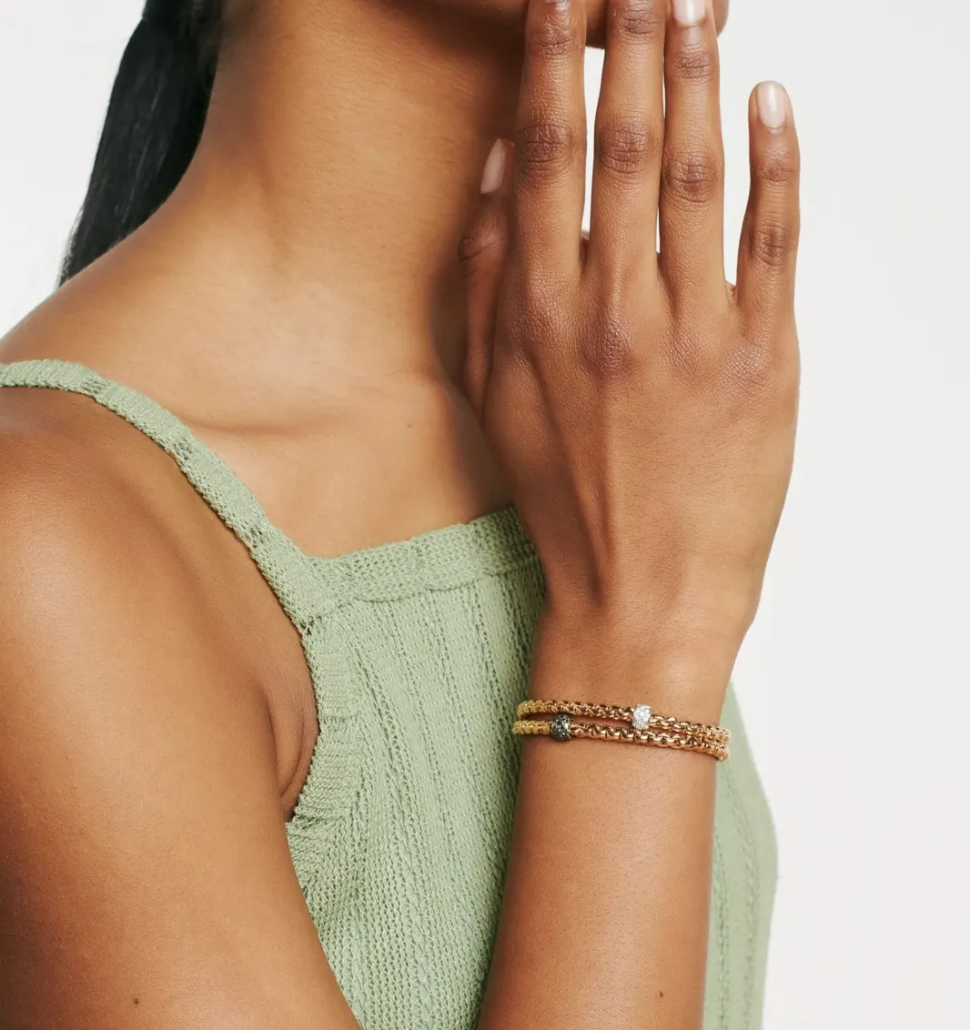 FOPE 'EKA Tiny' Pave Diamond Bracelet (73301B)