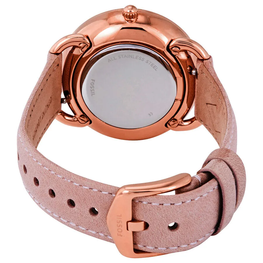 Fossil Tailor Quartz Crystal Silver Dial Ladies Watch ES4393