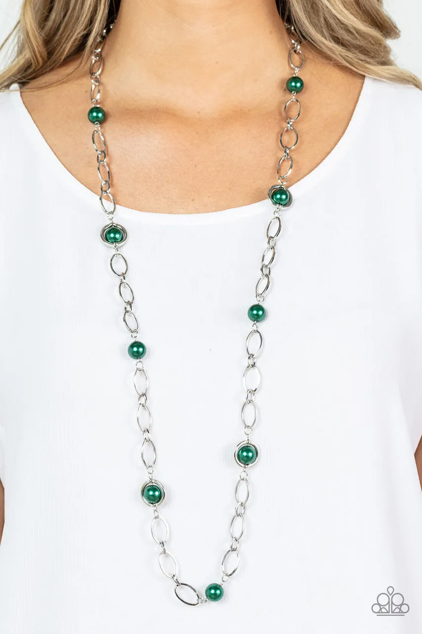 Fundamental Fashion Green Paparazzi Necklace