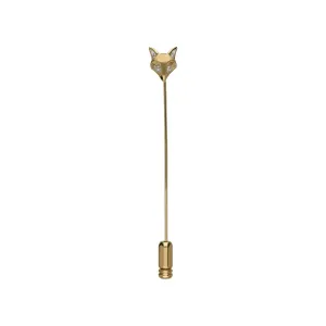 Gardenia Weiß Saphir Fuchs Anstecker