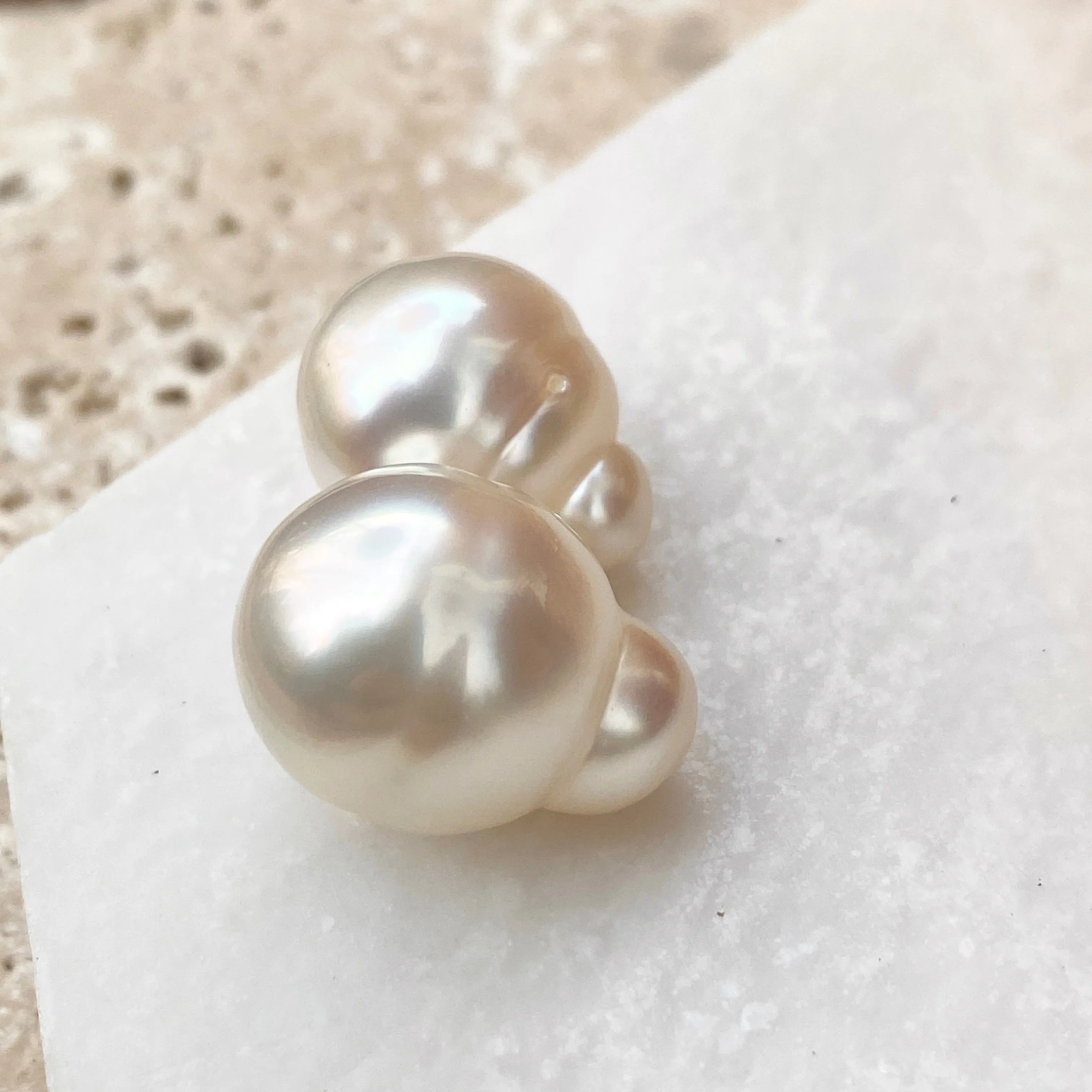 Genuine Paspaley South Sea Loose Pearl Pair "Fine" Quality 12mm #3