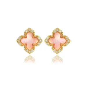 Georgini Sydney Soiree Fairwater Mother of Pearl Sud Earrings - Gold