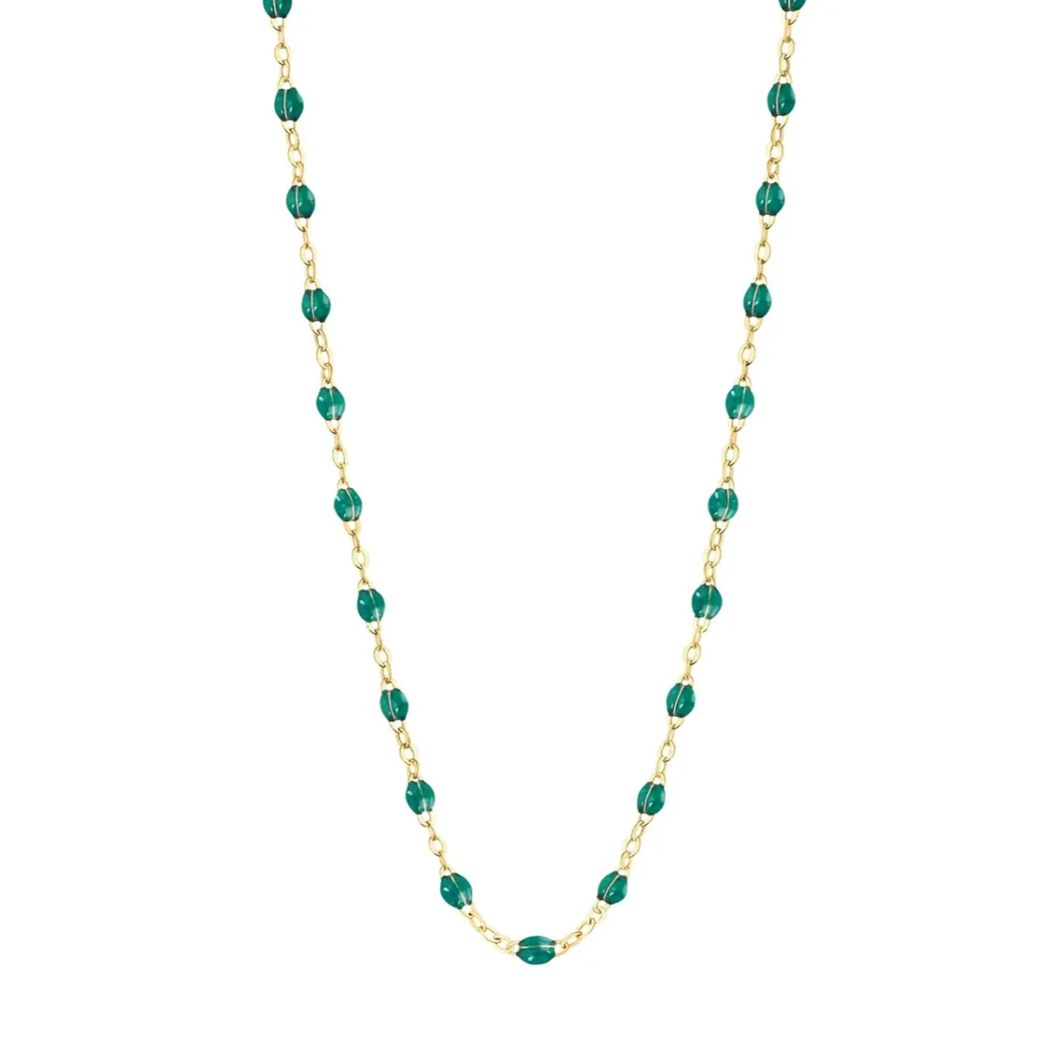 Gigi Clozeau Classic Necklace Emerald & Yellow Gold