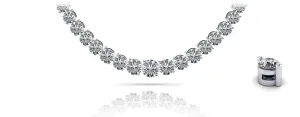 Graduated Lab-Grown Diamond Strand with 11.83 ct.(finished)