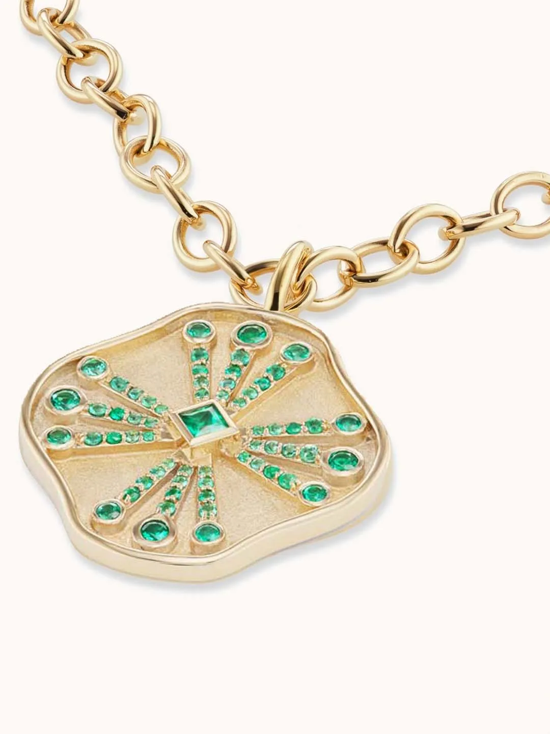 Guiding Light Necklace Emerald