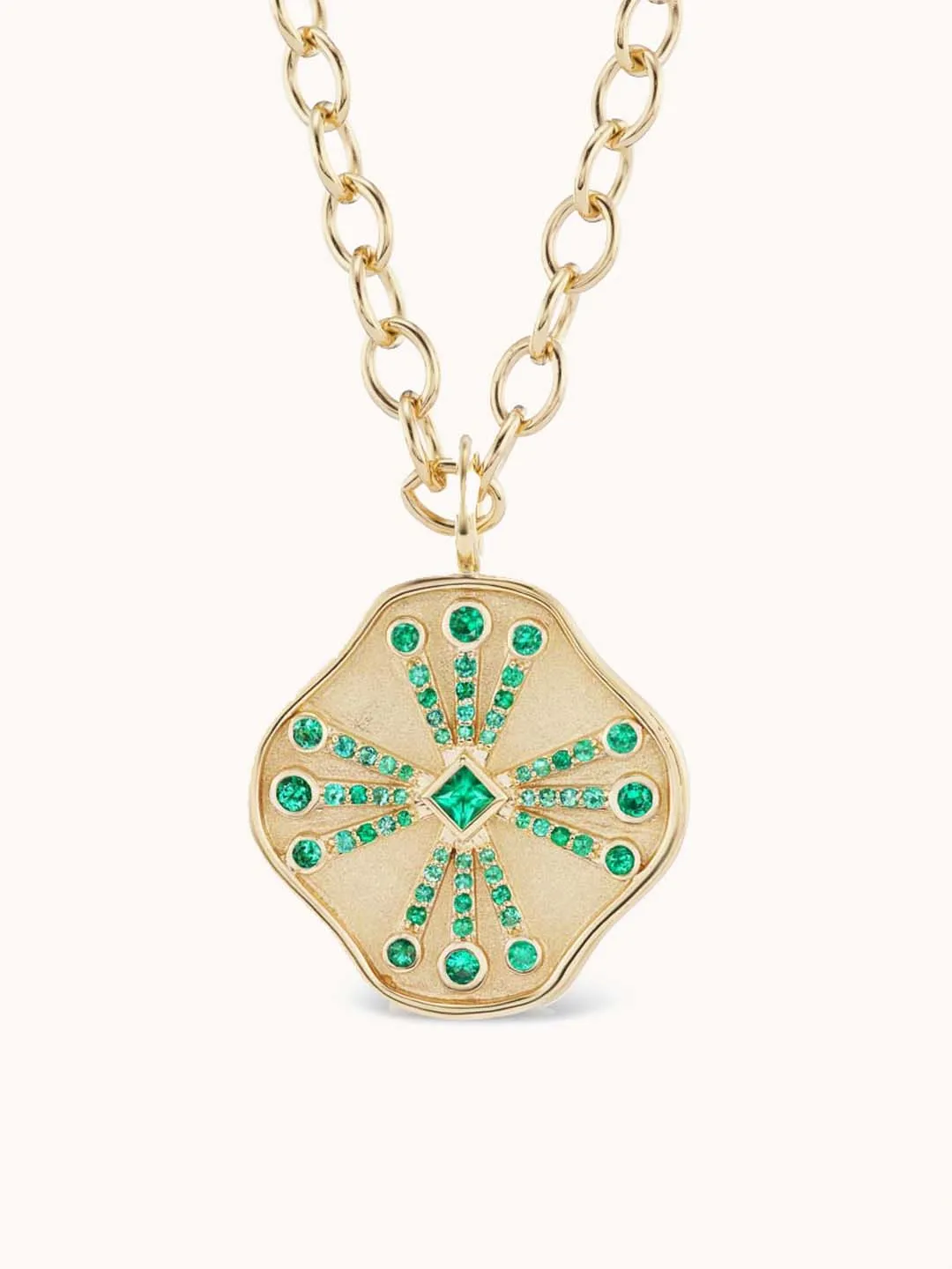 Guiding Light Necklace Emerald
