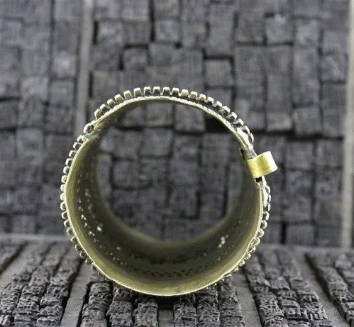 Gypsy Kuchi Tribe Wide Cuff