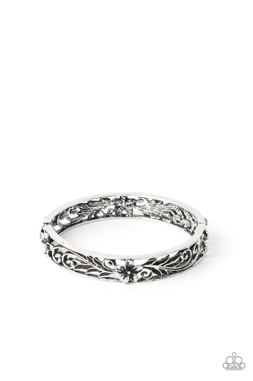 Hawaiian Essence Silver Paparazzi Bracelet
