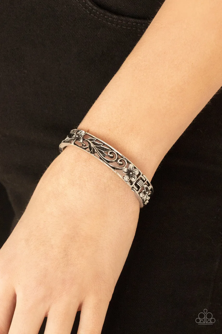 Hawaiian Essence Silver Paparazzi Bracelet