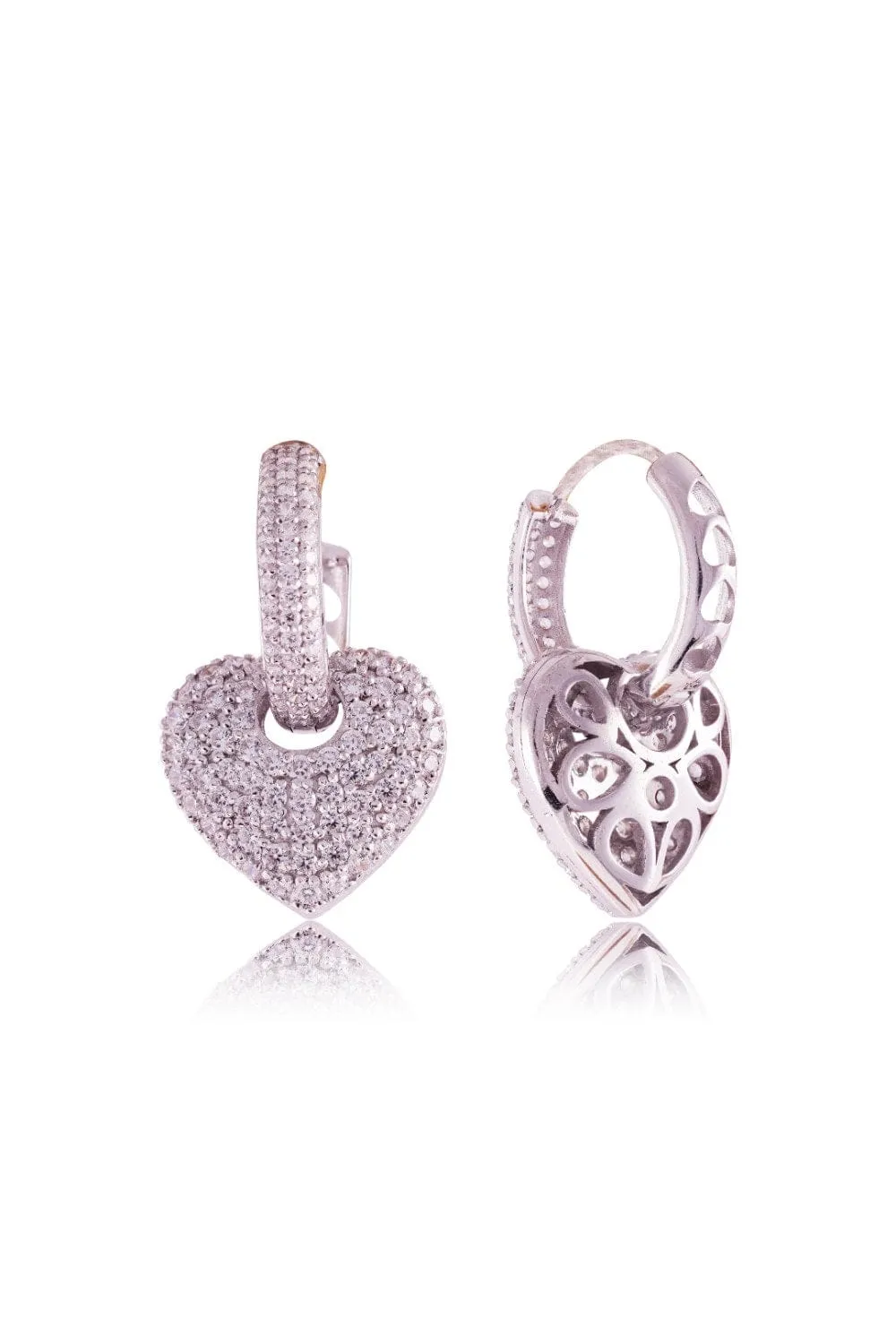Heart Drop Earrings