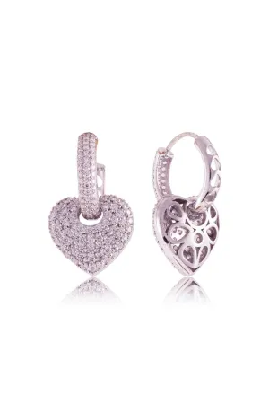 Heart Drop Earrings