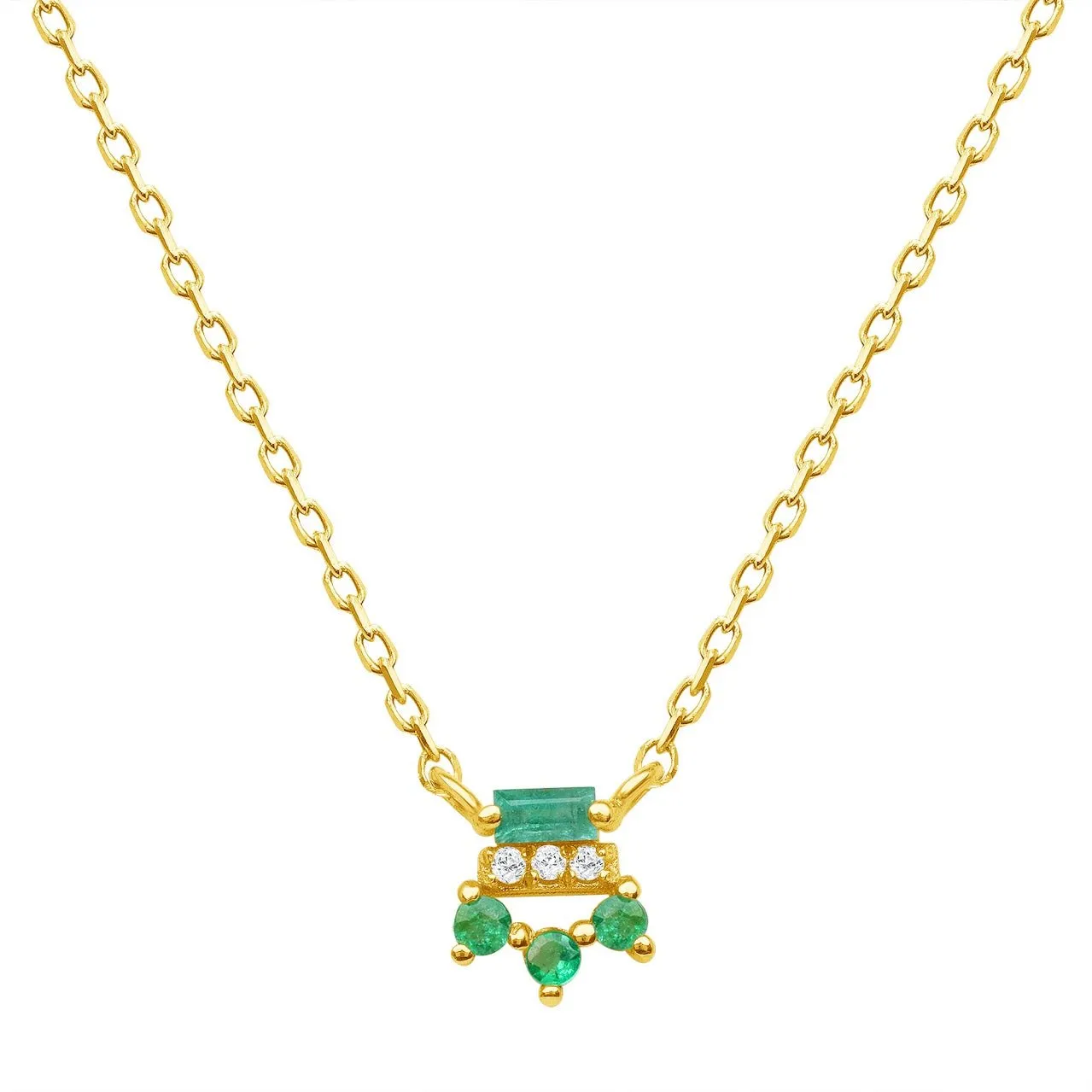 Hestia Emerald Necklace