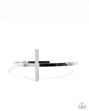 Holy Headline - Silver (Cross) Bracelet