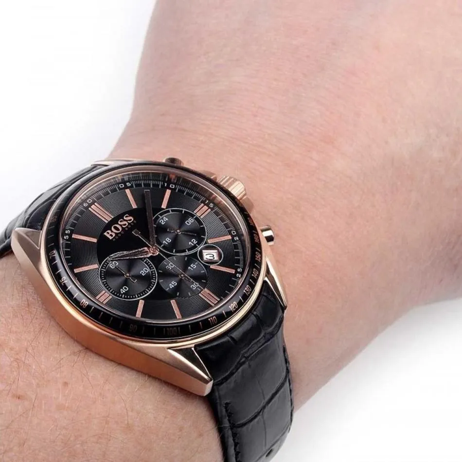 Hugo Boss Chronograph Dial Rose Gold Men's Watch 1513092