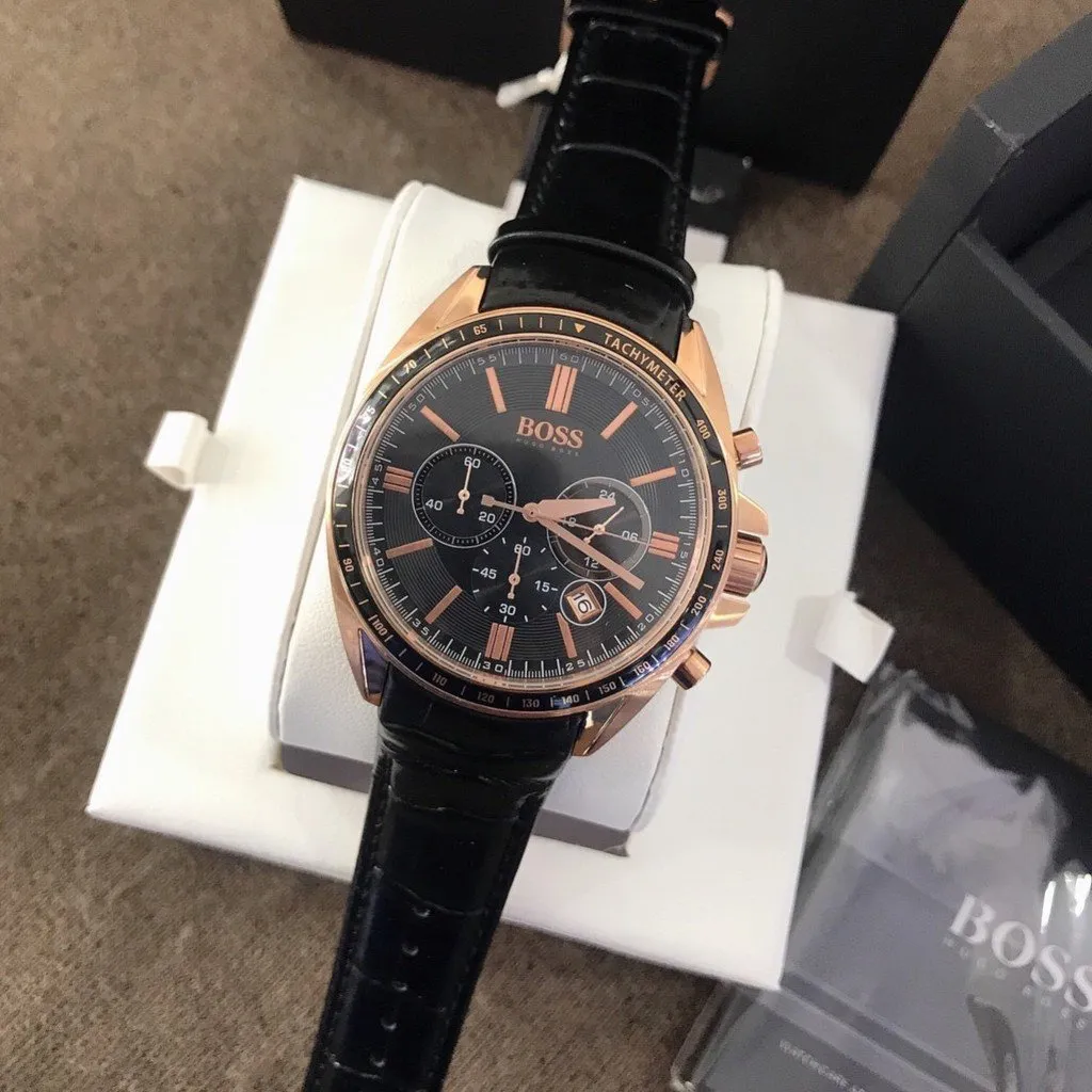 Hugo Boss Chronograph Dial Rose Gold Men's Watch 1513092
