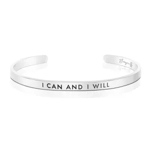 I Can and I Will Mantra Bracelet Best Friend Gift Encouragement Jewelry for Her