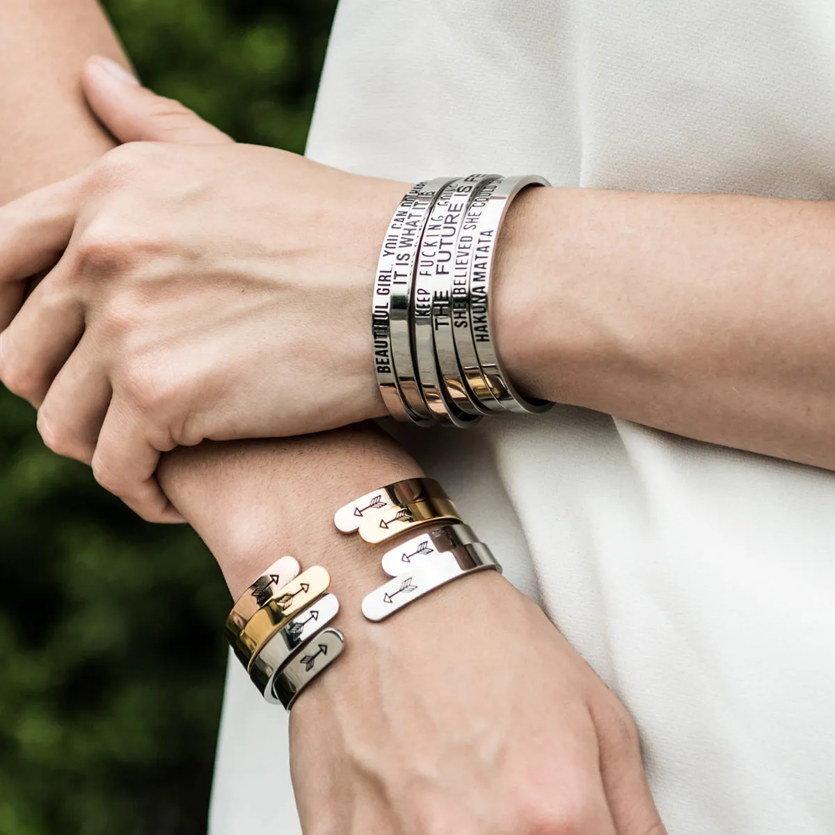 I Can and I Will Mantra Bracelet Best Friend Gift Encouragement Jewelry for Her