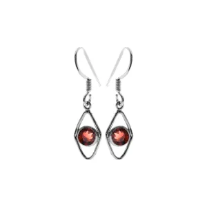 Ivy kite garnet earrings