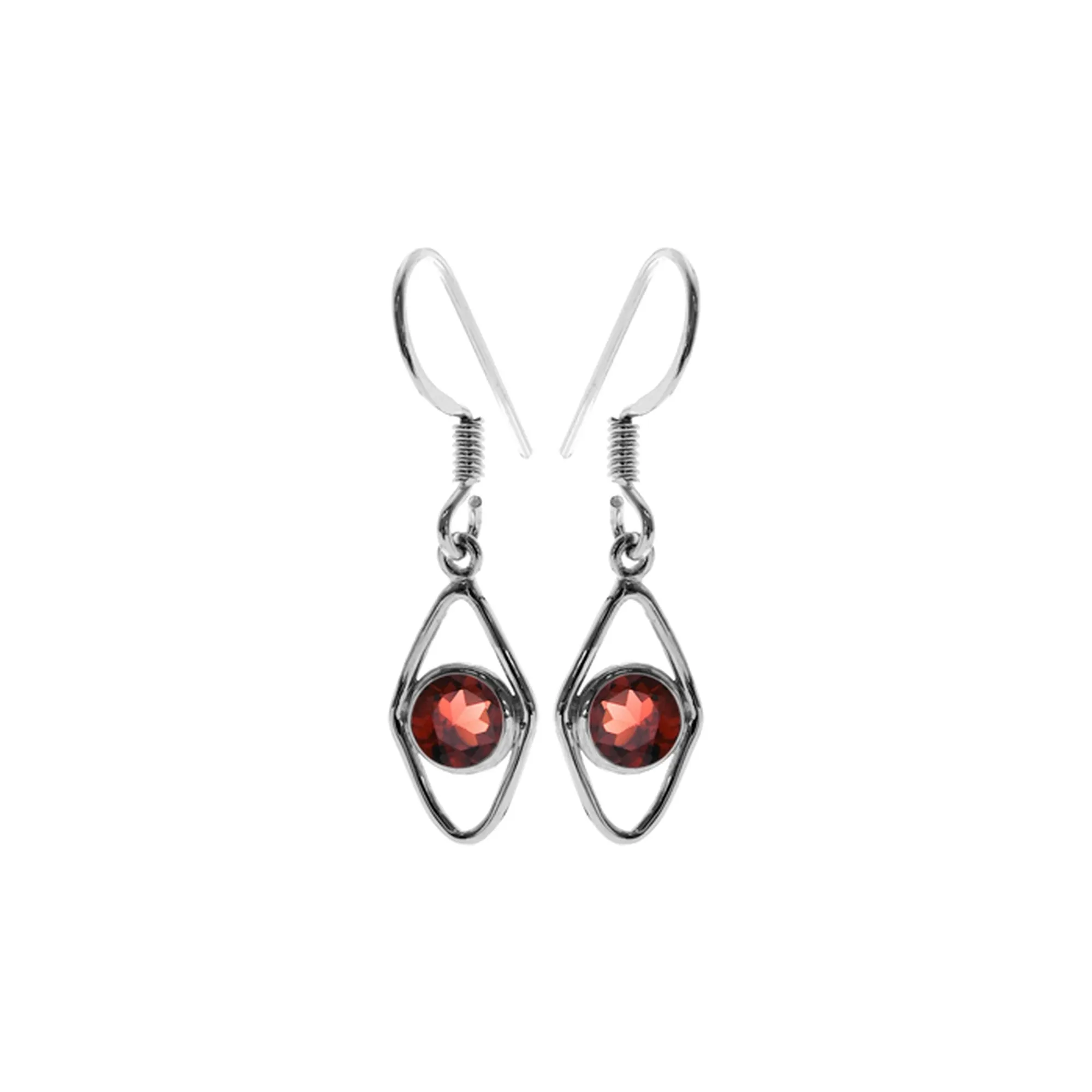 Ivy kite garnet earrings