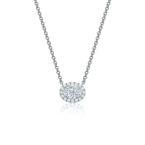 Kate 0.52 ct Oval Diamond Pendant