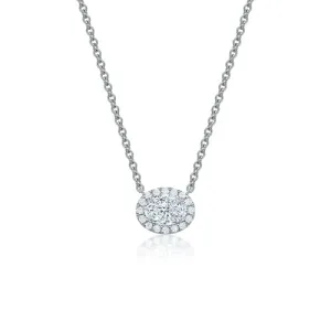 Kate 0.52 ct Oval Diamond Pendant