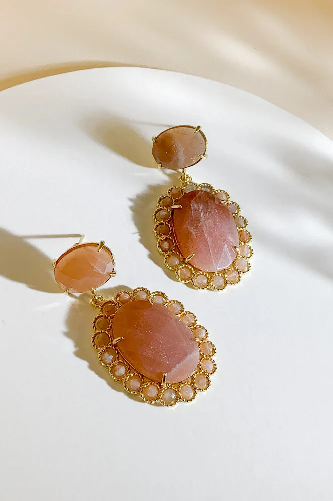 Kelsea Gemstone Drop Earrings