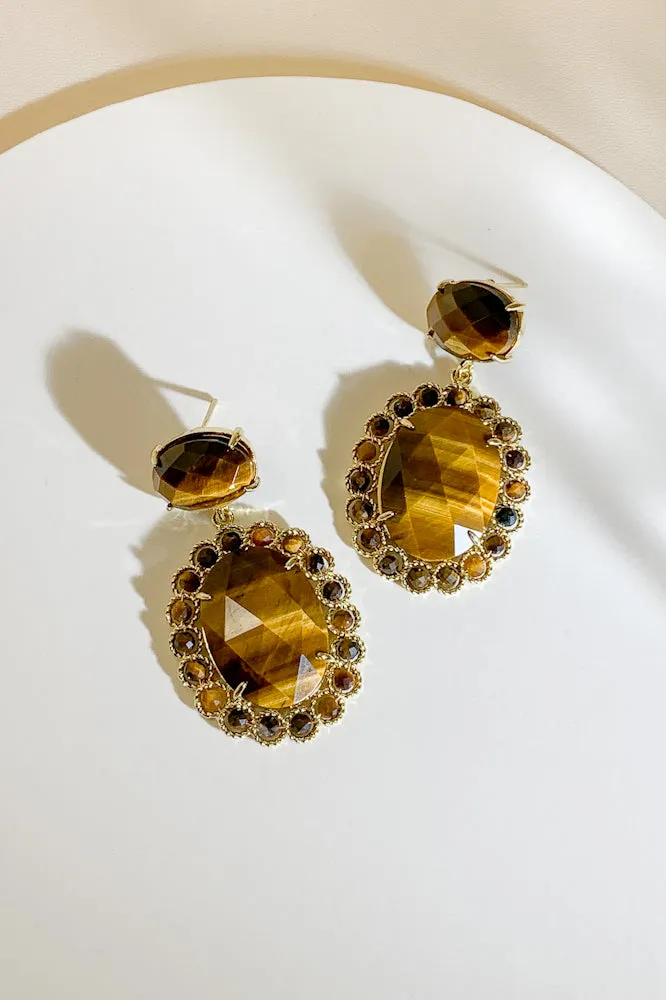 Kelsea Gemstone Drop Earrings