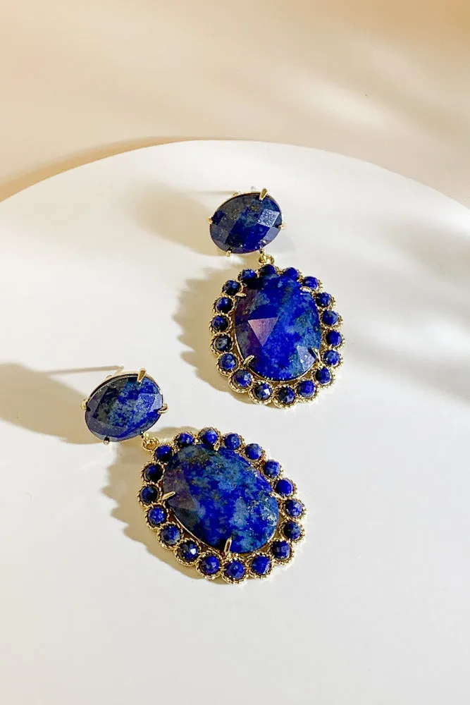 Kelsea Gemstone Drop Earrings