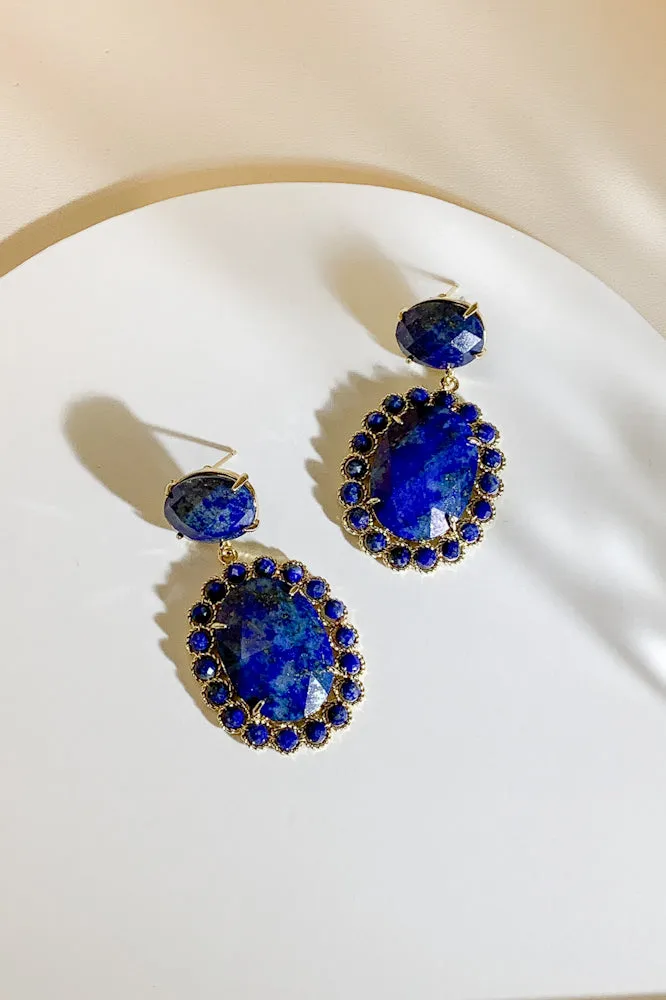 Kelsea Gemstone Drop Earrings
