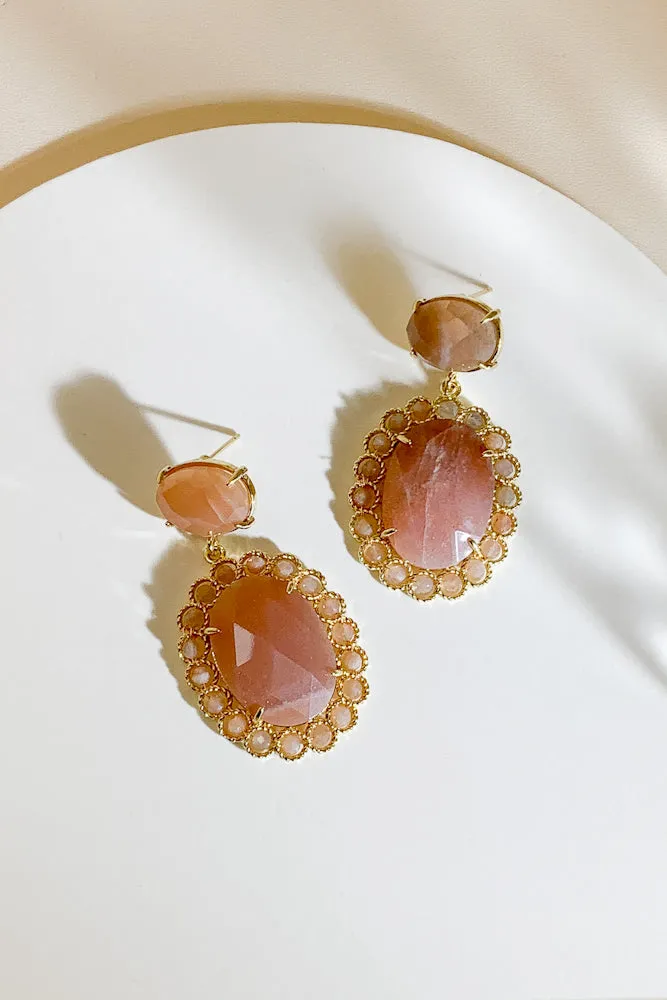 Kelsea Gemstone Drop Earrings