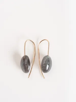 labradorite drop earrings