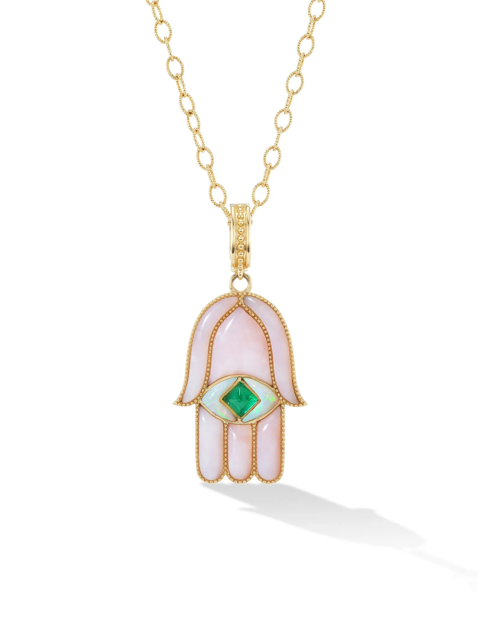 Large Hamsa Amulet Necklace