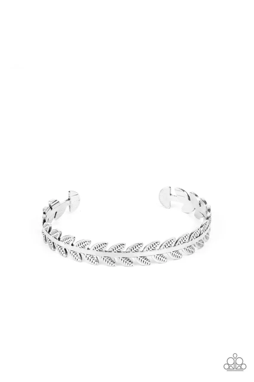 Laurel Groves Silver Paparazzi Bracelet