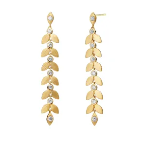 Leaf Drop Earrings