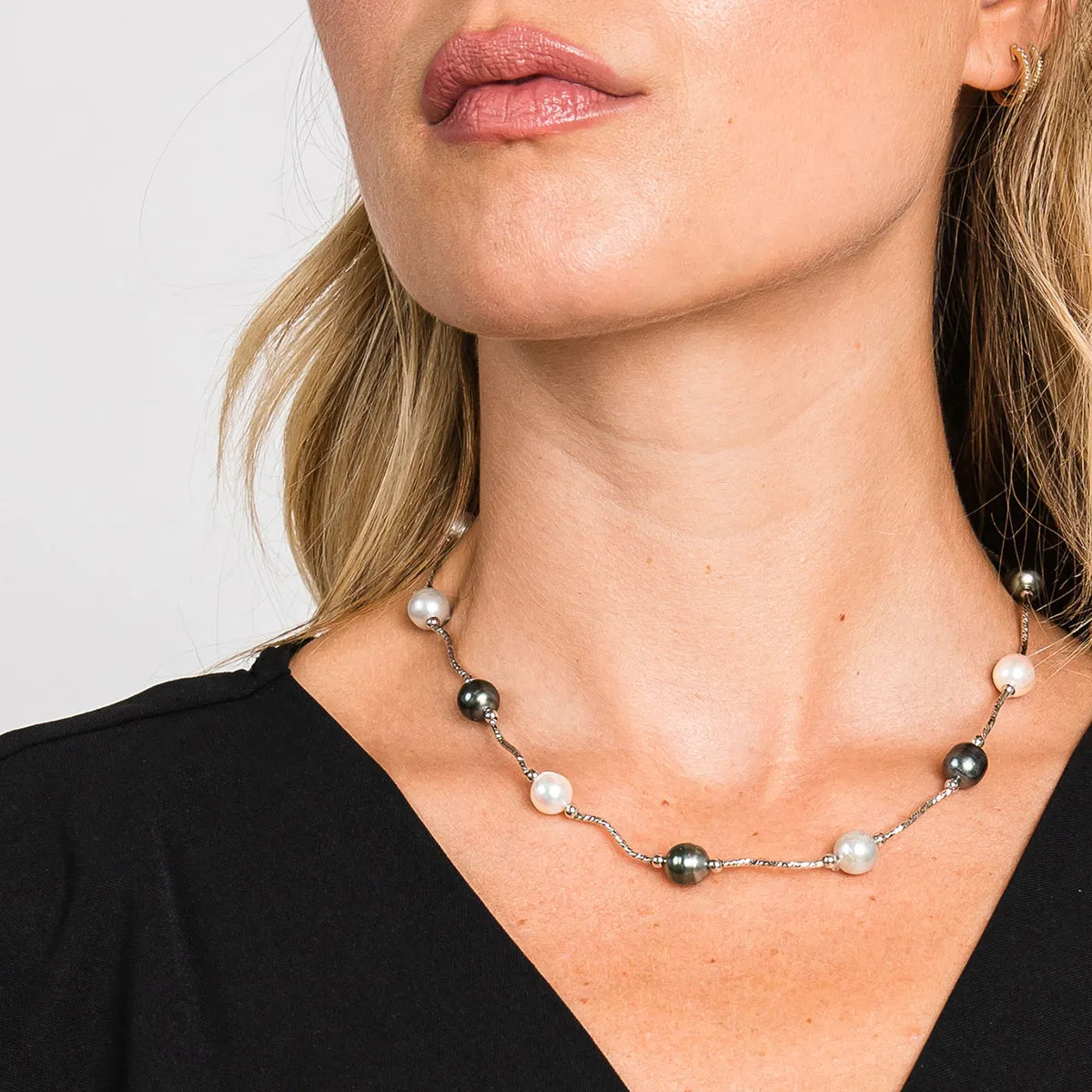 Leah Double Splendor Baroque Pearl Necklace