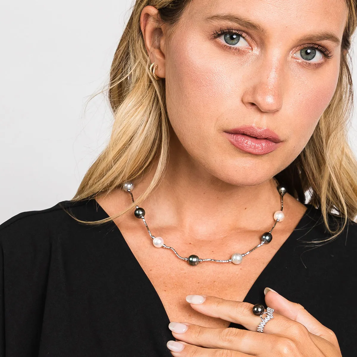 Leah Double Splendor Baroque Pearl Necklace