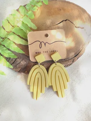 Light Green Drop Earrings