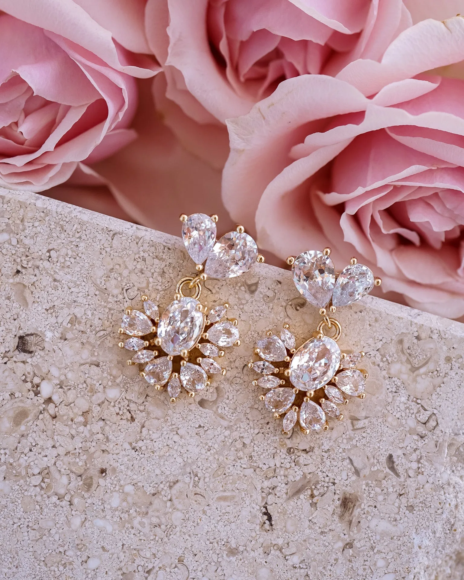 Lily Crystal Earrings