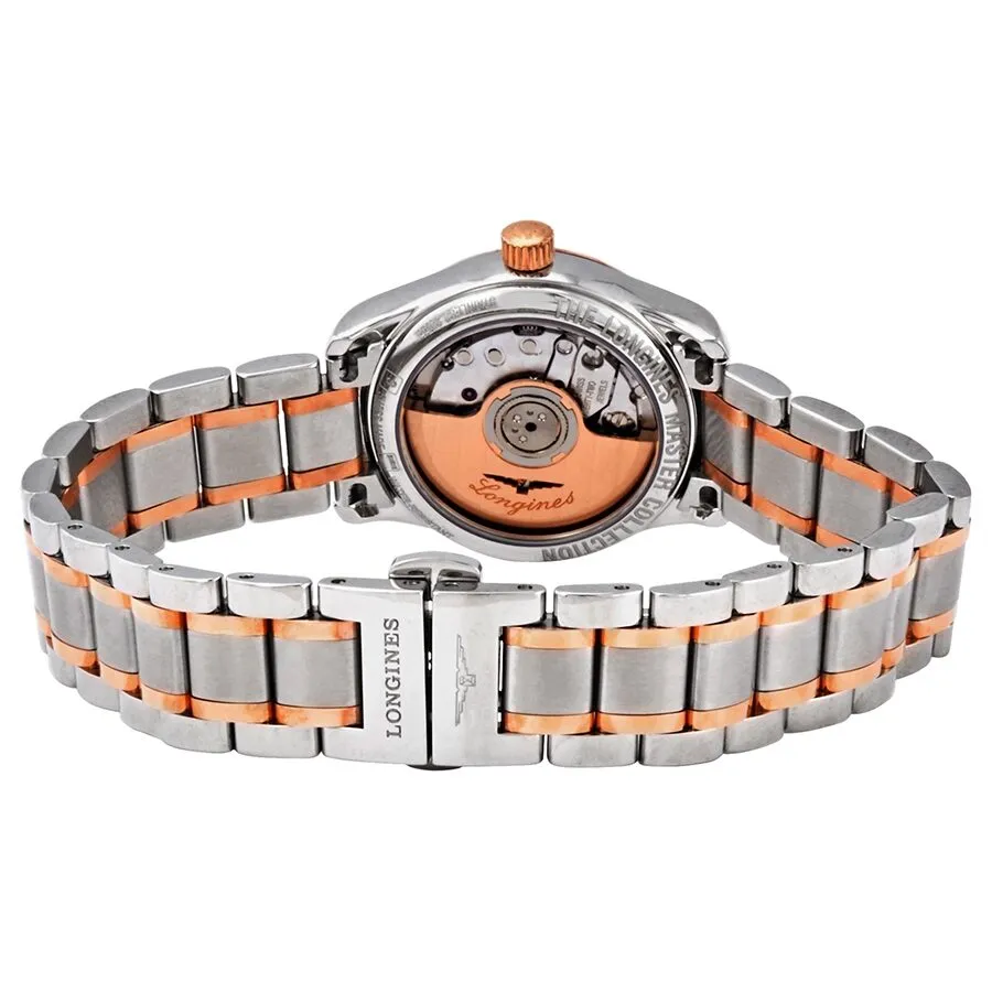 Longines Master Collection Automatic Diamond Black Dial Ladies Watch L2.128.5.07.7