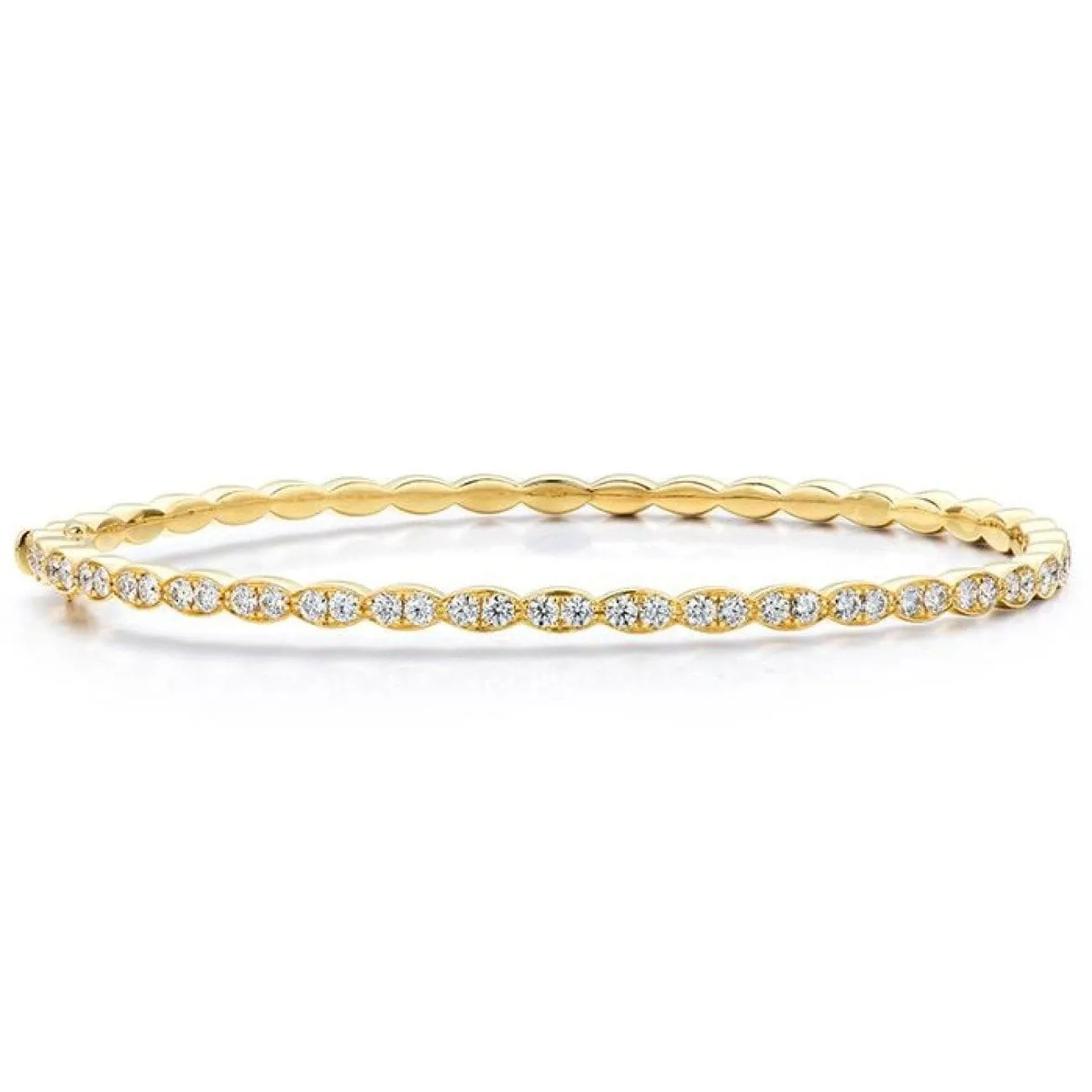 Lorelei Floral Diamond Bangle