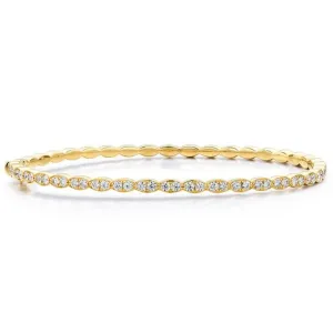 Lorelei Floral Diamond Bangle