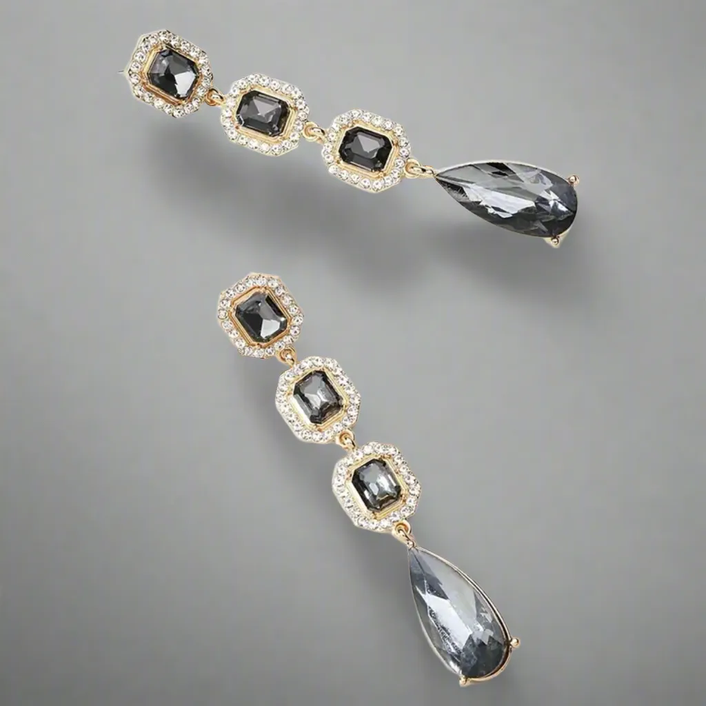Luxurious Iridescent Drop Earrings