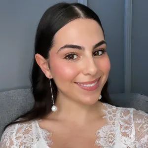 Maddison Pearl Bridal Drop Earrings