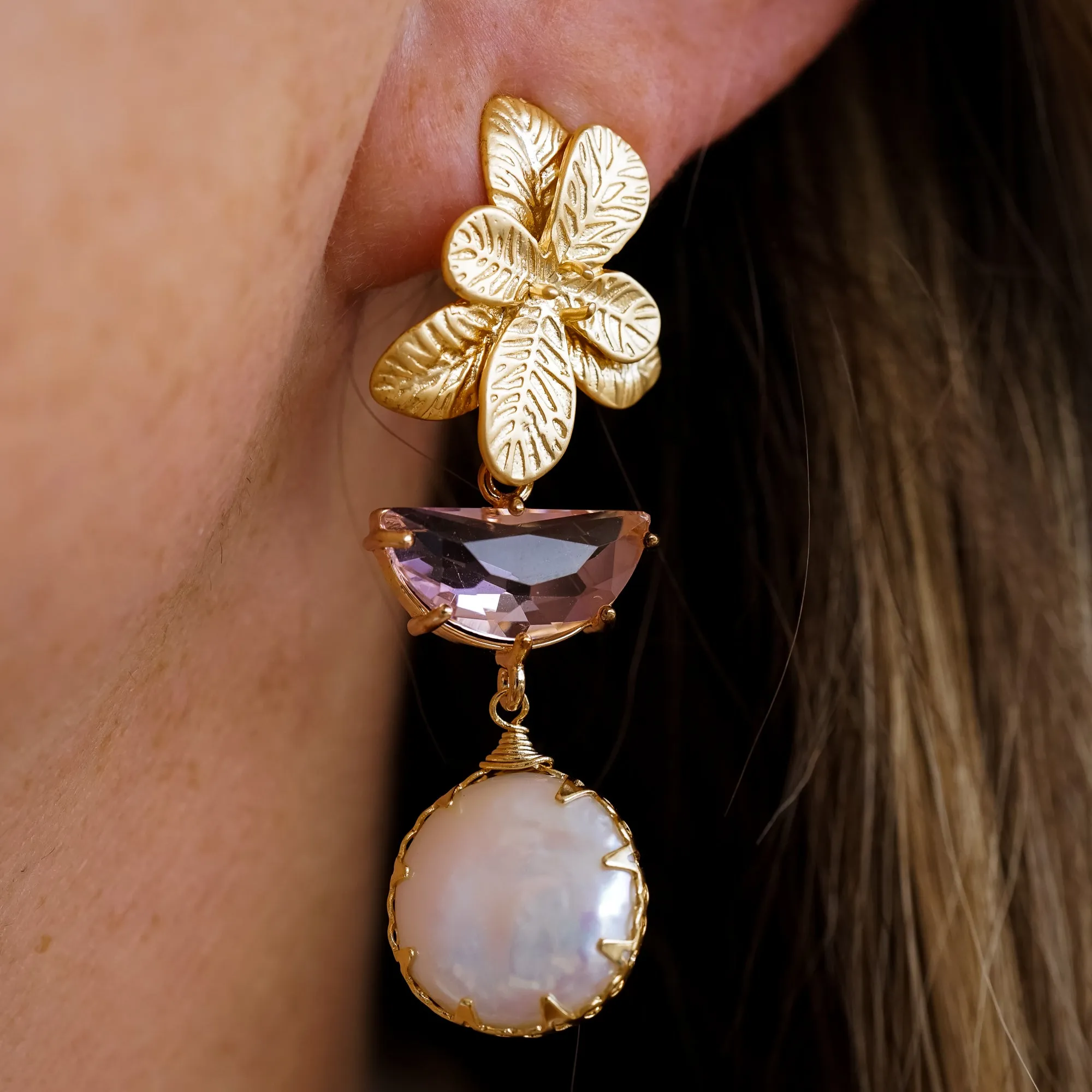 Maisie Pearl Drop Earrings
