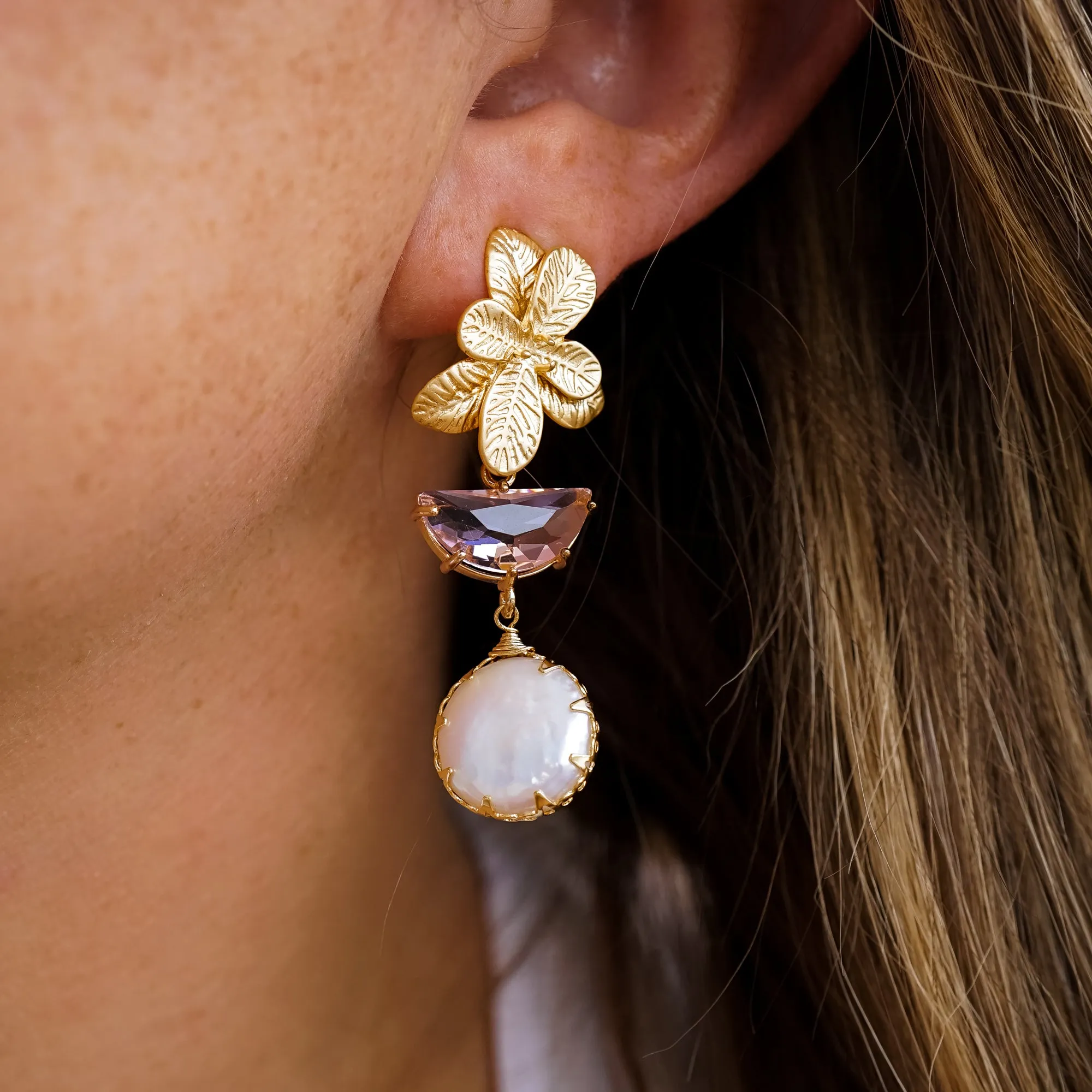 Maisie Pearl Drop Earrings