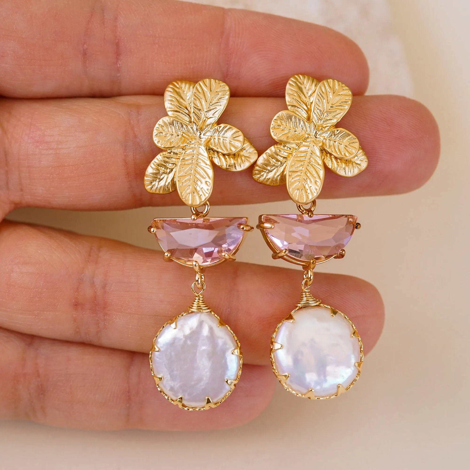 Maisie Pearl Drop Earrings
