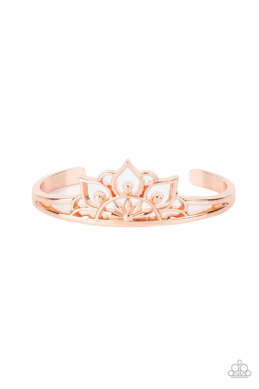 Mandala Mindfulness Copper Paparazzi Bracelet