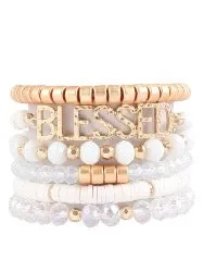 May the Lord bless you and keep you Beaded Bracelet