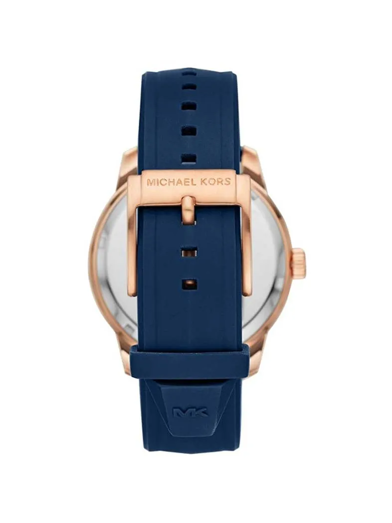 Michael Kors Cunningham Blue Silicon  Men's Watch MK7163