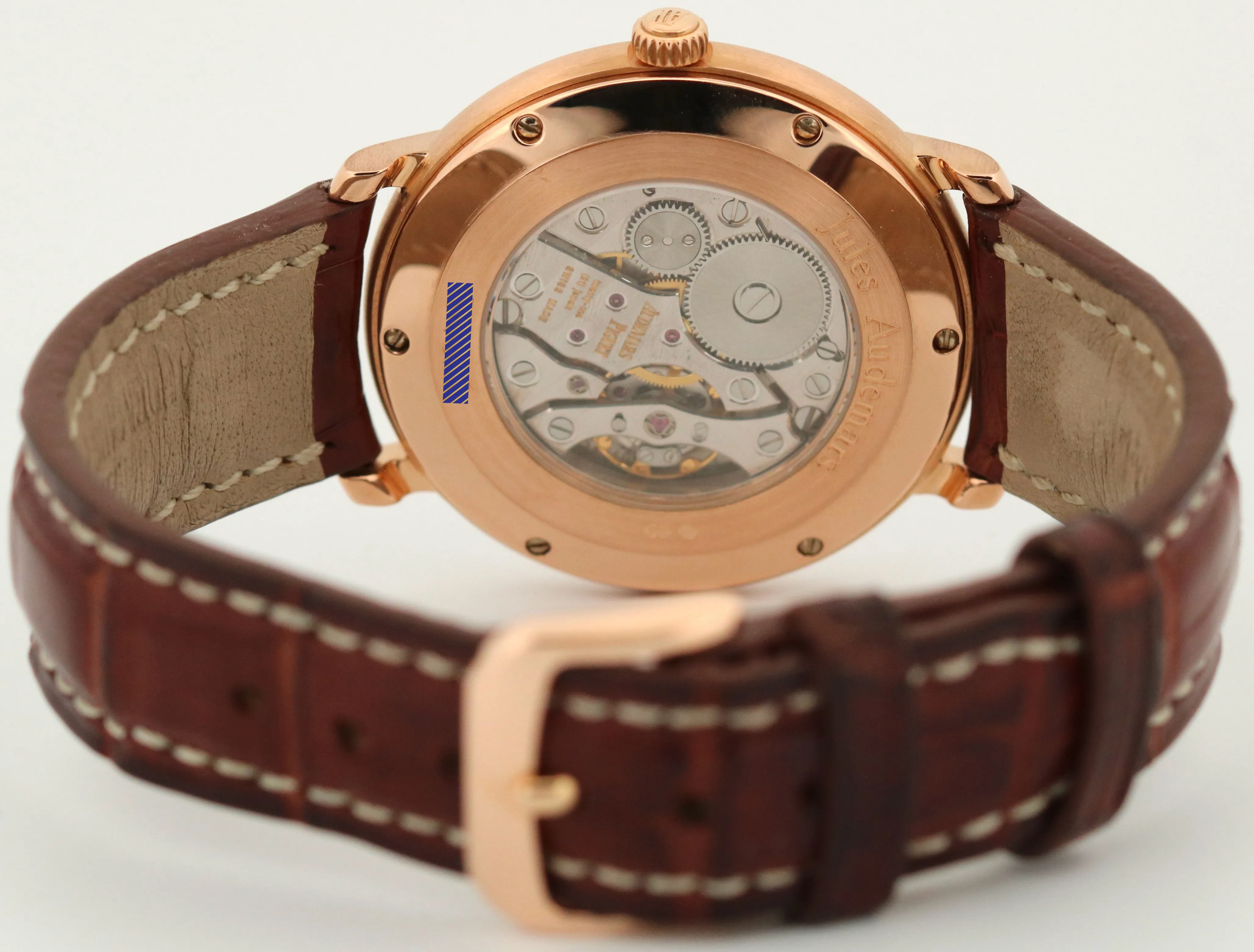 MINT Audemars Piguet Jules GLOBE DIAL Ivory Arabic 18k Rose Gold 36mm 15056OR